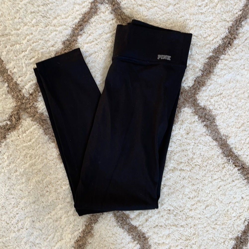 PINK Victoria's Secret Black Leggings